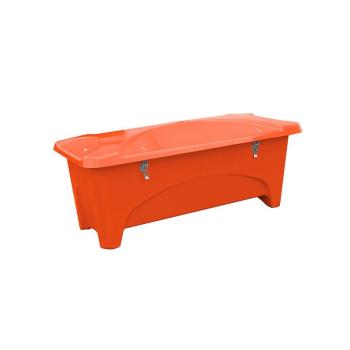 Úložný box do exteriéru, 1760x750x745 mm, 475 L, oranžový obrázok