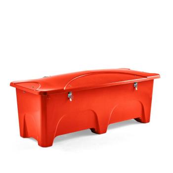 Úložný box do exteriéru, 2400x950x950 mm, 1000 L, oranžový obrázok
