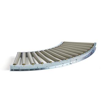 Valčekový dopravník LINE, zahnutý 90°, PVC valčeky, 930x400 mm obrázok