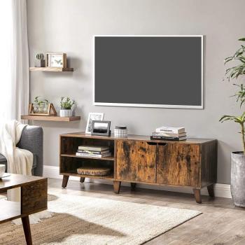 VASAGLE TV stolík retro hnedý 140 x 50 x 40 cm obrázok