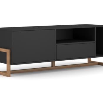 VIVALDI TV stolík OSLO čierny matný obrázok