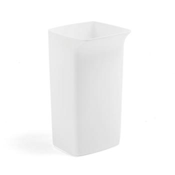 Vnútorný odpadkový kôš pre skrinky na triedenie odpadu, 40 L, biely obrázok
