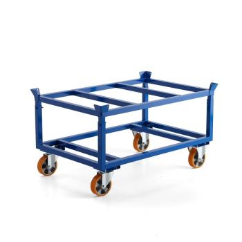 Vozík na Euro palety FRAME, nosnosť 1000 kg, PU kolieska, bez brzdy obrázok