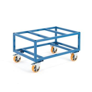 Vozík na Euro palety OUTLINE, Ø 160 mm PU kolieska, s brzdou, 1000kg obrázok