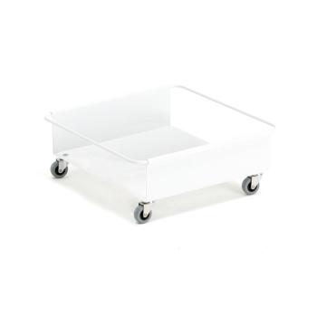 Vozík na odpadkové kontajnery, 1 x 90 L, 180x385x395 mm obrázok