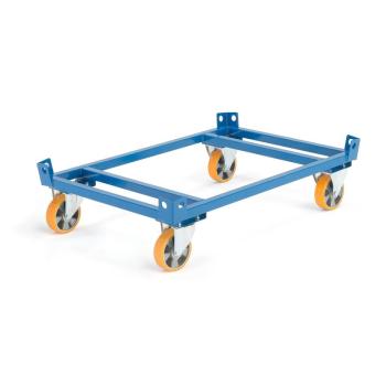Vozík na palet FRAME, 1000 kg, Ø 160 mm PU kolieska, 1200x800x265 mm obrázok