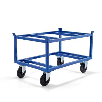 Vozík na palet FRAME, 500 kg, Ø 200 mm gumené kolieska, 1200x800x795 mm obrázok
