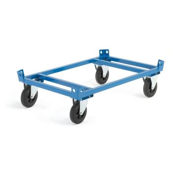Vozík na palet FRAME, 500 kg, Ø 200 mm gumené kolieska, 120x800x305 mm obrázok