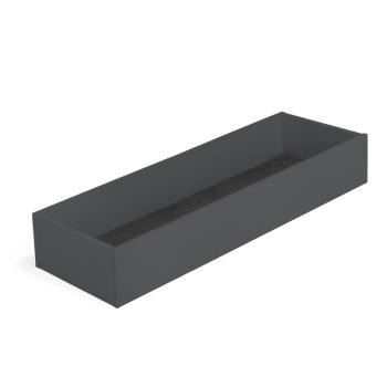 Vrchná polička MODULUS, Š 1200 mm, čierna obrázok
