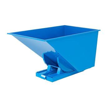 Výklopný kontajner AZURE, objem 1100 L, modrý obrázok