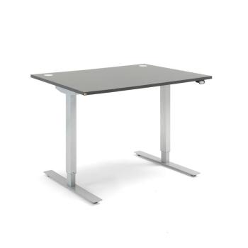 Výškovo nastaviteľný stôl FLEXUS, rovný, 1200x800 mm, šedá obrázok