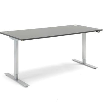 Výškovo nastaviteľný stôl FLEXUS, rovný, 1800x800 mm, šedá obrázok