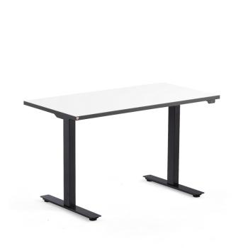 Výškovo nastaviteľný stôl NOMAD, 1200x750 mm, biela / čierna obrázok