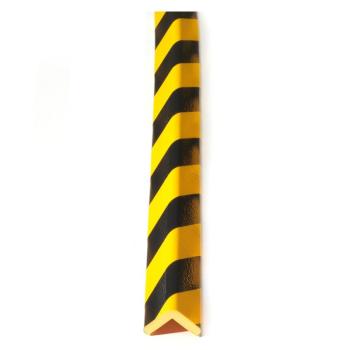 Výstražná a ochranná lišta, L profil, Š 47 x V 47 mm, zvitok 5 m, žlto/čier obrázok