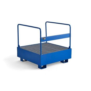 Záchytná paleta pre 1 sud, 950x950x910 mm, 220 L obrázok