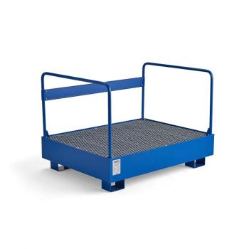 Záchytná paleta pre 2 sudy, 1250x950x910 mm, 240 L obrázok