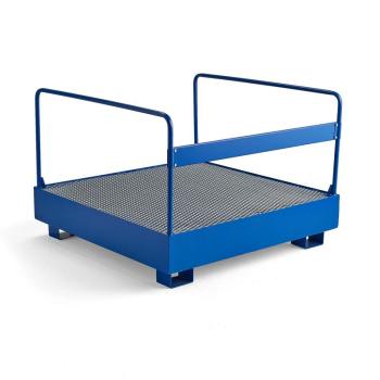 Záchytná paleta pre 4 sudy, 1250x1250x910 mm, 310 L obrázok