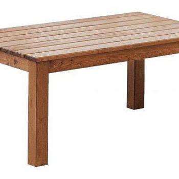 Záhradný masívny stolík CUBE obrázok
