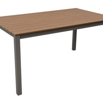 Záhradný ratanový stôl CALVIN 150x90 cm (hnedá) obrázok