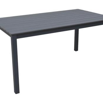 Záhradný ratanový stôl CALVIN 150x90 cm (sivá) obrázok