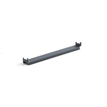 Závesná lišta pre plastové boxy pre stôl ROBUST/SOLID, 670 mm, tmavošedá obrázok