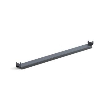 Závesná lišta pre plastové boxy pre stôl ROBUST/SOLID, 900 mm, tmavošedá obrázok